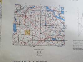 Haaroinen peruskartta 1:20 000 1962