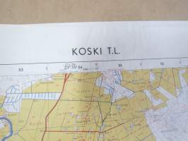 Koski T.l. peruskartta 1:20 000 1963