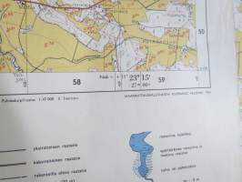 Metsämaa peruskartta 1:20 000 1963