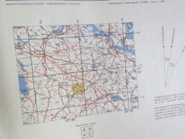 Metsämaa peruskartta 1:20 000 1963