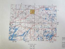 Viluksela peruskartta 1:20 000 1963