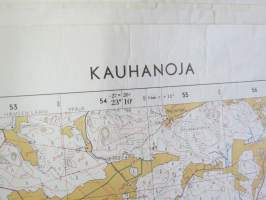 Kauhanoja peruskartta 1:20 000 1963