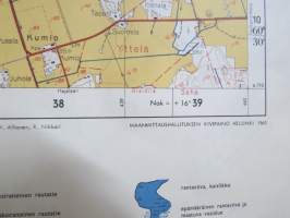 Marttila peruskartta 1:20 000 1963