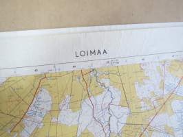 Loimaa peruskartta 1:20 000 1962