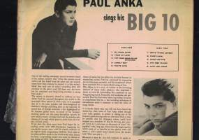 Paul Anka – Sings His Big 10, LP, 10"