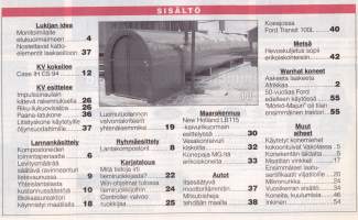 Koneviesti 1998 N:o 24 (18.12.) -  Kompostorit. Case IH CS 94. New Holland LB 115 kaivurikuormain. Mörkö-Majuri tilan 1. traktori