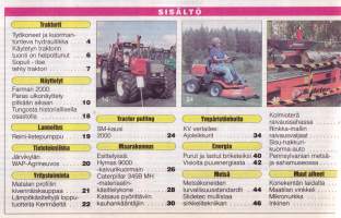 Koneviesti 2000 N:o 14 (25.8.) -  Liukupöytäsirkkeli. Hymas 9000 kaivurikuormain.Purut ja lastut briketeiksi.