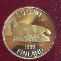 5 markkaa norppa 1995 kolikko