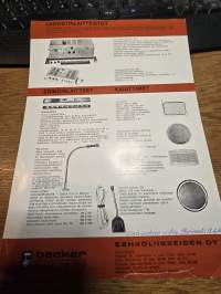 becker autoradio myyntiesite.  1968