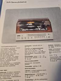 Dual- äänentoistolaitteet  1970/71 myyntiesite.