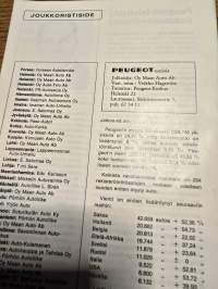 Peugeot uutisia. 1/ 1971 lehti