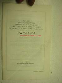 Suomen Ratsastusyhdistysten Lahdessa 23-26 p kesäkuuta 1927 järjestämien kilpailujen ja Armeijan ratsastuskokeiden ohjelma, suojelijana Mannerheim, osallistujia, ym.