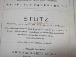 Suomen Ratsastusyhdistysten Lahdessa 23-26 p kesäkuuta 1927 järjestämien kilpailujen ja Armeijan ratsastuskokeiden ohjelma, suojelijana Mannerheim, osallistujia, ym.