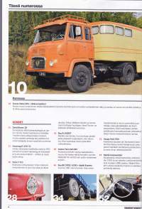 Vanhat Koneet 2012/8 | Scania Vabis LB76 | David Brown 2D | Hanomag R 28 B | Volvo T 425 | Sisu R142 | Valmet Terra | Sisu postibussi | Vanaja retkeilyauto |