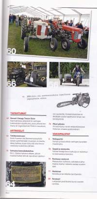 Vanhat Koneet 2012/8 | Scania Vabis LB76 | David Brown 2D | Hanomag R 28 B | Volvo T 425 | Sisu R142 | Valmet Terra | Sisu postibussi | Vanaja retkeilyauto |