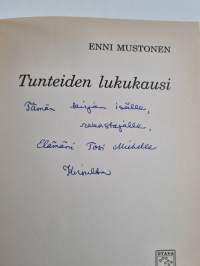 Tunteiden lukukausi (signeerattu, tekijän omiste)