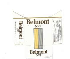 Belmont -   tupakkaetiketti tupakka-askin aihio koottava käyttämätön
