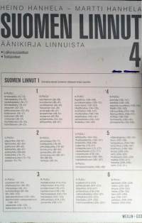 Suomen linnut 1-4 : äänikirja linnuista