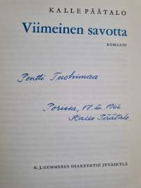 Viimeinen savotta (signeerattu)