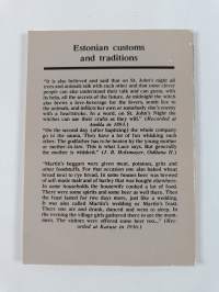 Estonian Customs and Traditions