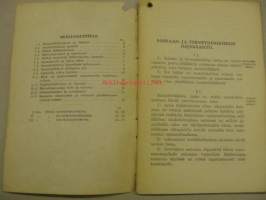 Valtionrautatiet Sairaan- ja terveydenhoidon  Ohjesääntö 1928