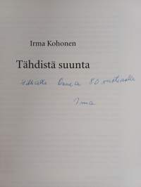 Tähdistä suunta (signeerattu, tekijän omiste)