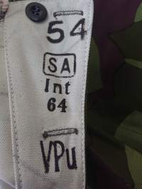 SA M-62 Maasto-/lumipuvun housut, koko 54
