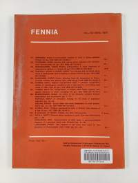 Fennia 151 : Distance deacay functions in urban floor-area distributions ; Representation of relief types in geomorphological mapping of glaciated shield area (Fi...