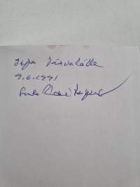Rakas luonto (signeerattu, tekijän omiste)