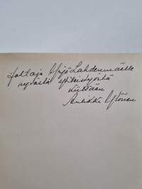 Kirvun kirja (signeerattu, tekijän omiste)
