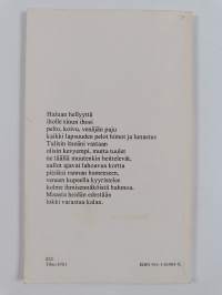 Jos pettää sinut elämä : runoja (signeerattu, tekijän omiste)