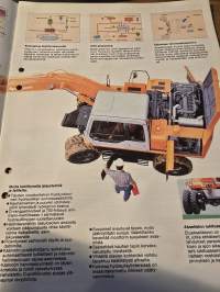 Hitachi EX 100 w ja EX 100 wd kaivuri myyntiesite.