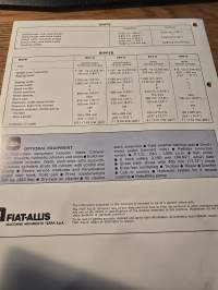 Fiat-allis 7-D telasiirto koneen myyntiesite.