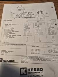 Fiat-allis FL-9 telakuormaaja myyntiesite.