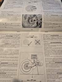 KTM 125/ 550 motocross-enduro owners handbook 1996