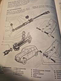 Renault  R 4 ja R 4 L auto-reparaturleitung book