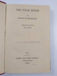 The Film Sense. By Sergei M. Eisenstein. Transl. and Ed. by Jay Leyda. [Illustr.] (New Ed.)