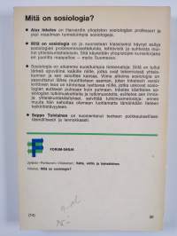 Mitä on sosiologia