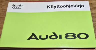audi 80  käyttöohjekirja. 1/ 1977