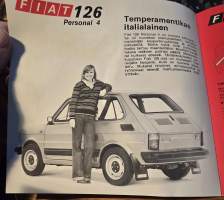 Fiat 126 personal 4 myyntiesite. painos 2000 kpl