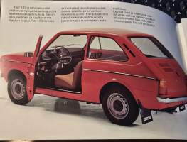 Fiat 133 myyntiesite. painos 4,1978