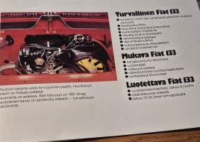 Fiat 133 myyntiesite. painos 4,1978