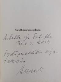 Surullinen kansanlaulu (signeerattu, tekijän omiste)