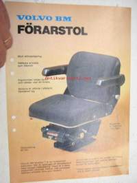 Volvo BM - förarstol / kuljettajantuoli -esite