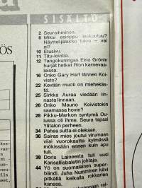 Seura 1984 nr 12, Suomen suosituin rockbändi Yö, Kaari Utrio, aivokuolleena ollut äiti synnytti terveen Marko-pojan