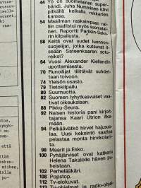 Seura 1984 nr 12, Suomen suosituin rockbändi Yö, Kaari Utrio, aivokuolleena ollut äiti synnytti terveen Marko-pojan