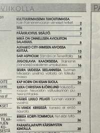 Seura 1990 nr 5, Sari Aspholm: Teneriffalta olen löytänyt kaiken elämääni