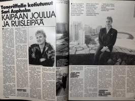 Seura 1990 nr 5, Sari Aspholm: Teneriffalta olen löytänyt kaiken elämääni