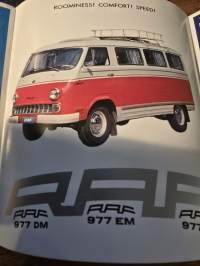 RAF 977 em, 977 dm ja 977 im myyntiesite 1975