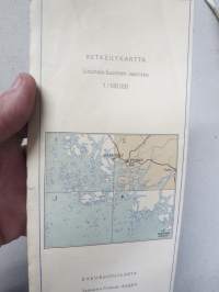 Retkeilykartta 2 - Lounais-Suomen saaristo 1938 / Sydvästra Finlands skärgård Excursionskarta